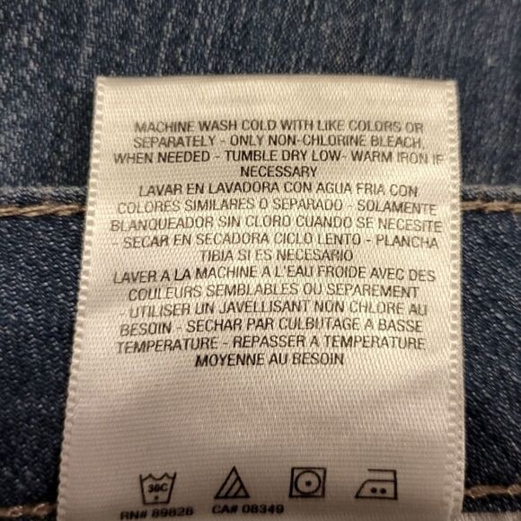 Jones New York Jeans City Cuffed Capri Medium Wash Denim Jeans - Picture 8 of 8